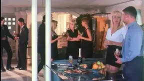 Sexy blonde pussy fucking in the bathroom