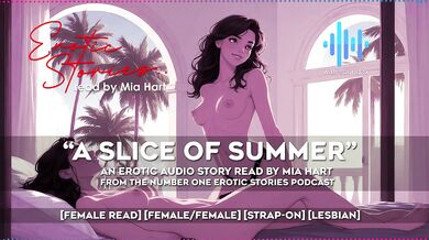 A SLICE OF SUMMER (with SFX) - An Erotic Audio Story read by Mia Hart [FF] [female read] [lesbian] [strap-on]