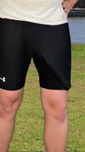 Epic moment from &quot;Monster cock guy goes jogging and has a huge cumshot&quot;