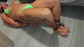 Bound and trembling for release, domination