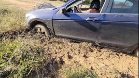 Wrong Turn Lead To Tire Spinning And SUNK In MUD!