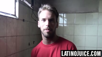 Hairy Willy licks up every drop after deepthroating my cock