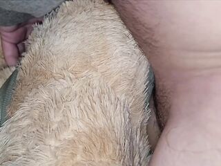 Cumming on my Teddy Bears booty