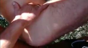 Big-Cock Daddy Loves Foreskin Outdoors