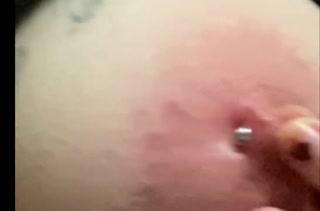 Bdsm painful breast tit torture nipple piercing needleplay