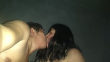 Swallowing cum at dinner, my step cousin is a college slut
