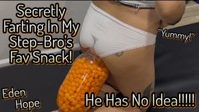 Secretly Farting on my Step-Brother's Favorite Snack!