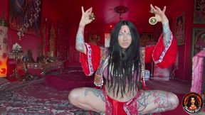 Busty Goddss Jenevieve Hexxx Belly Dances and Shows Her Amazing Curves!