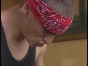 Busty blonde slut takes it in her wet pussy