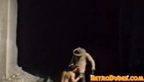 Studs enjoy cock sucking and bare banging by the river