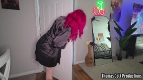 Caught Cheating Whore Girlfriend Fucking Her Neighbor!