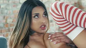 Passionate Tattooed Latina Gets Ass & Pussy Fucked In Stockings