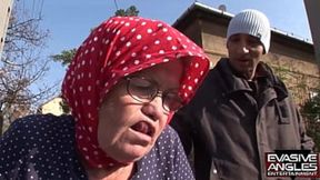EVASIVE ANGLES Old Lady Tries Black Cock&#x1F32D; Scene 2  Her First Time With Dark Stick