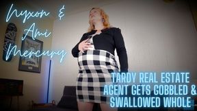 Nyxon & Ami Mercury Tardy Real Estate Agent Gets Gobbled & Swallowed Whole HD 720p MP4