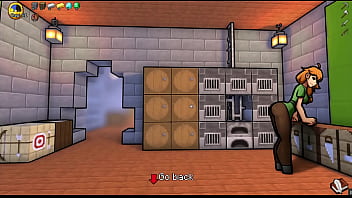 HornyCraft [ Parody Hentai game PornPlay ] Ep.16 The witch is collecting my sperm to make potion with a hot handjob