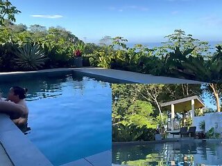 Outdoors ANAL and Blowjob in Costa Rica