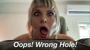 Oops! Wrong Hole! / Step Mom's Uninvited Butt&#x1F351; Play Ignites Unexpected Anal&#x1F44C; Bang