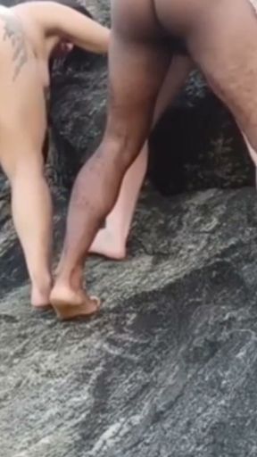 We went for a walk and stopped to relax in the mountains   Clip 2