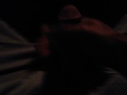 Dude pulls his cock out in movie theater