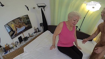 Nostalgic fuck with Aged Lady Babet