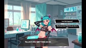 Femboy Futa House [futanari Hentai Game ] Ep.3 Caught My Roomates Anal Fuck in the Bathroom!