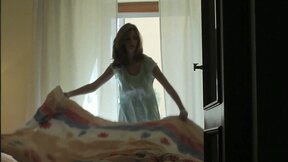 Young & beautiful Charlotta Phillip wakes up to masturbate