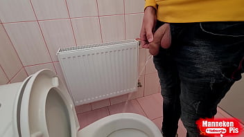I pee in the school toilet
