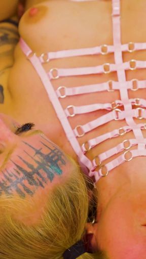 3 Heavily Tattooed Girls, 2 Guys - BBC &amp; White Cock Orgy Mayhem