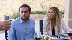 Jake Adams' Wild Blonde Passion Explodes in Sultry Couple Heat