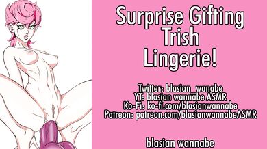 Surprising Trish with Lingerie! | blasian wannabe ASMR on YT