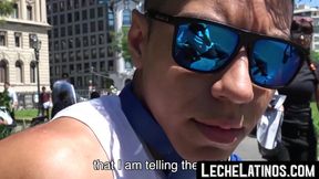 Pretty young Latino barebacked and fed cum in a steamy POV encounter