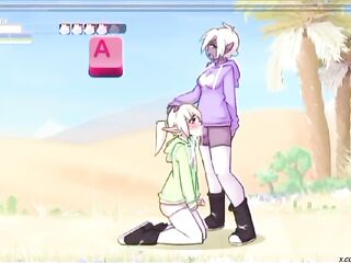 Max the ELF : ( animation ) _ SHEMALE HENTAI sex - stepsister asks me to show her my schlong and gets soaked when this babe saw the size