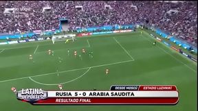 RUSIA v. A ARABIA EN EL MUNDIAL CON 5 GOLES :V