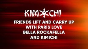 Friends Lift and Carry Up with Paris Love, Bella Rockafella and Kimichi - WMV