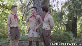 Scout Jakeb Wilde got his naughty punishment for jerking off solo