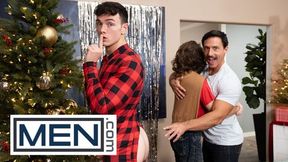 DUDES - Reese Rideout Slinks Behind Clark Reid For A Mischievous Smash While His BEAU Is In The Kitchen