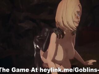 Goblins Cave Doggy Domination: Trapped MILF Gets Her Holes Hammered in Hardcore Group-sex!