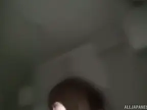 Sultry Japanese Sweetie Ayami Shunks Widens Her Thighs for Hot Riding Session