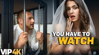 Charlotte Grey takes big cock before wedding as cuckold watches