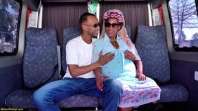 Ebony Granny BBC Asss Fucked While Driving