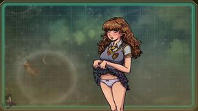 Hermione Flashes in Akabur's Sexy Anime Adventure With Princess Jasmine & Monster Girls