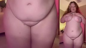 Chubby full frontal shaved 2 views