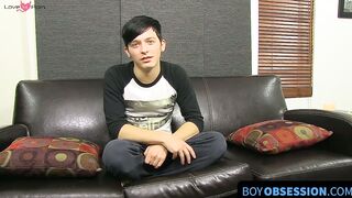 BoyObsession.com - Good looking backdoor bandit strokes his cock and cumshots hard
