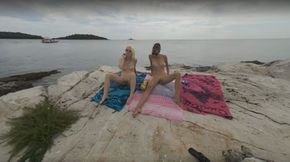 Vacation On Nude Beach With Ingrida And Miss Pussycat