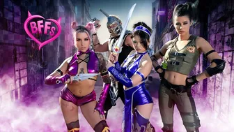 Mortal Kombat Cosplay Orgy with Kylie Rocket Lulu Chu Luna Legend