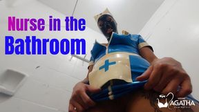 Nurse in the bathroom