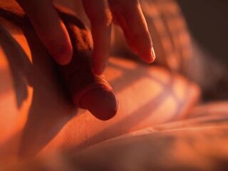 Not fast wake up with me - Gently touching my soft schlong until it grows