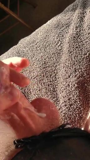 Powerful moment from "Intense Edging, Cum Leaking, Huge Cumshot - SlugsOfCumGuy"
