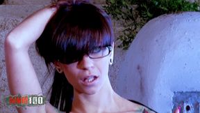 young slutty teen aris dark fucking in the cemetery with big cock