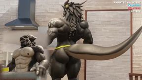 Dragon Roommate's Raging Growth Stretches POV Big Dick